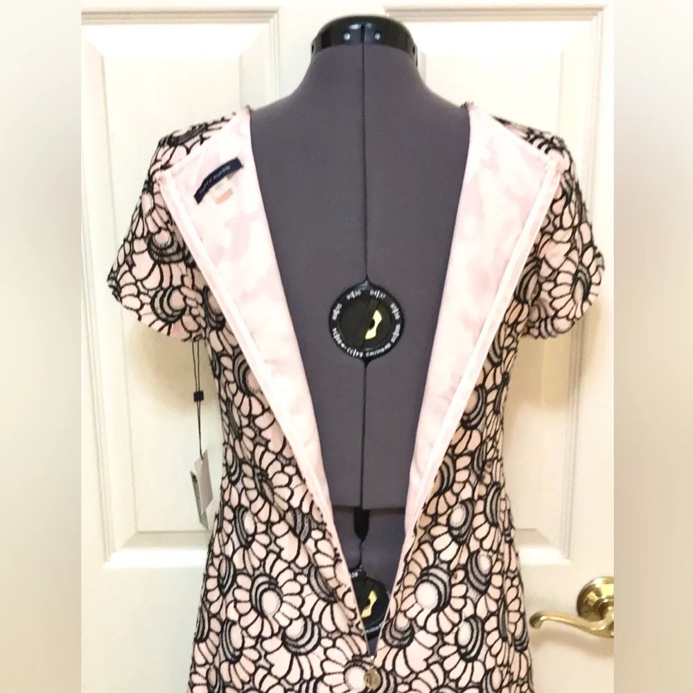 NWT Tommy Hilfiger Pink Floral Lace Sheath Dress